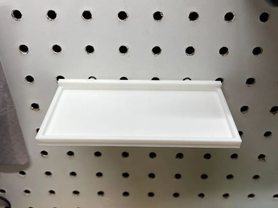 Small Collectible Shelf (Pegboard)