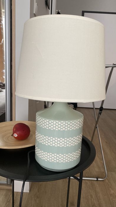 Duża lampa stołowa ceramika