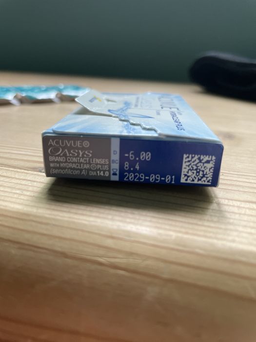 3 soczewki kontaktowe Acuvue hydraclear plus -6