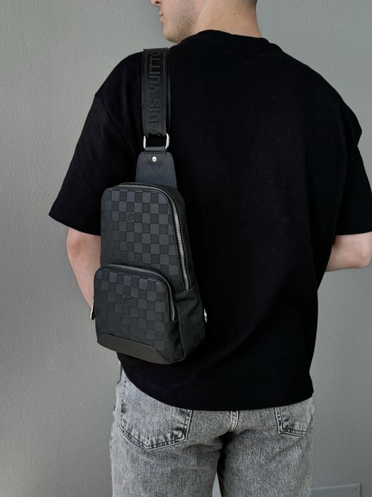 РОЗПРОДАЖ чоловіча сумка Louis Vuitton мужская сумка барсетка через плечо слинг мессенджер