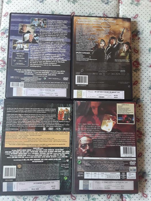 12 dvd's originais