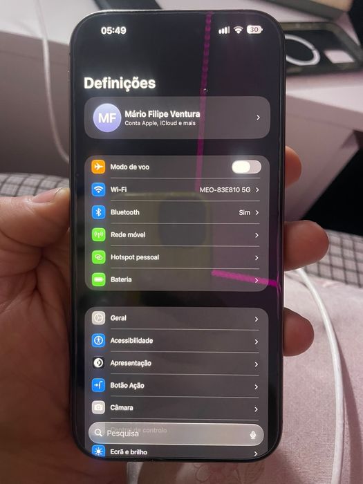 iPhone 16 Pro Max 256GB Desert Titanium – Como Novo (C/ Garantia)