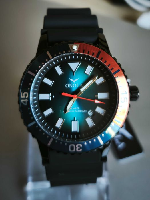 Zegarek ONOLA Diver submariner Piękny NOWY Ostatnia sztuka