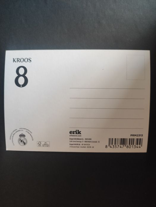 Pocztówka Real Madryt Toni Kross