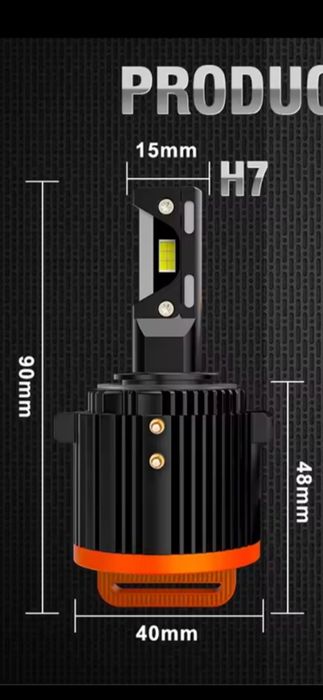 Продам лед лампы H7. Канбус. Цена за пару