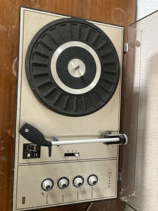 Gira discos - leitor de vinil siera stereo