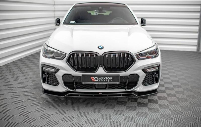 SPOILER / LIP DIANTEIRO V2 PARA BMW X6 PACK M G06 2019-2023