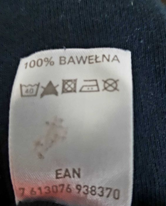 Czarny Top TIMOR prostokątny dekolt rozm. M/L  Bawełna