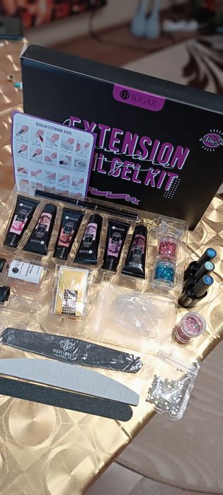 Новый набор для наращивания и дизайна ногтей