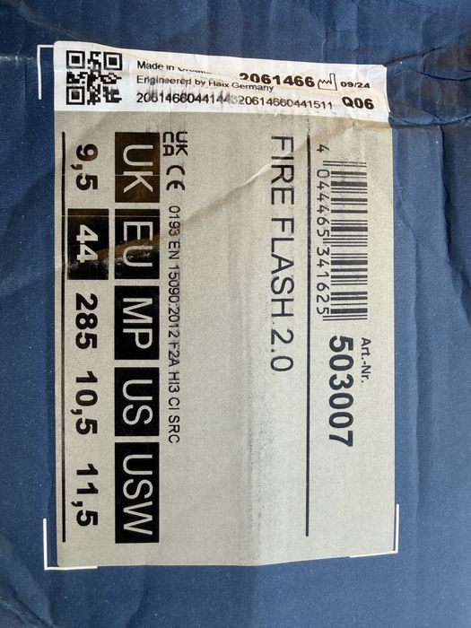 Buty strażackie HAIX FIRE FLASH 2.0 EU44