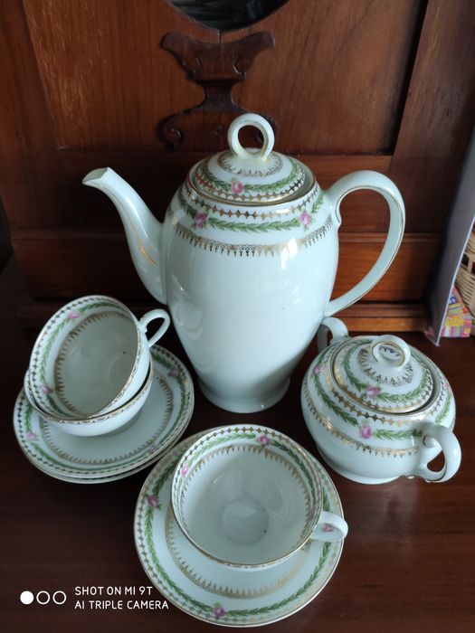 Porcelana Viktoria Czechosłowacja zestaw