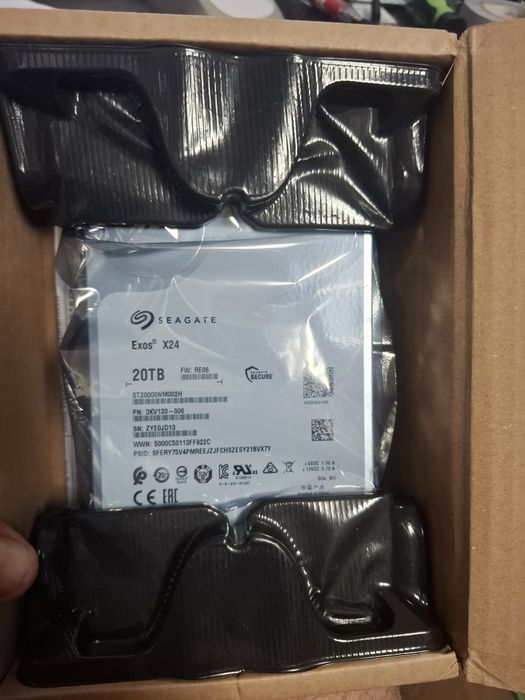 Dysk twardy 20 Tb nowy SEAGATE EXOS X24