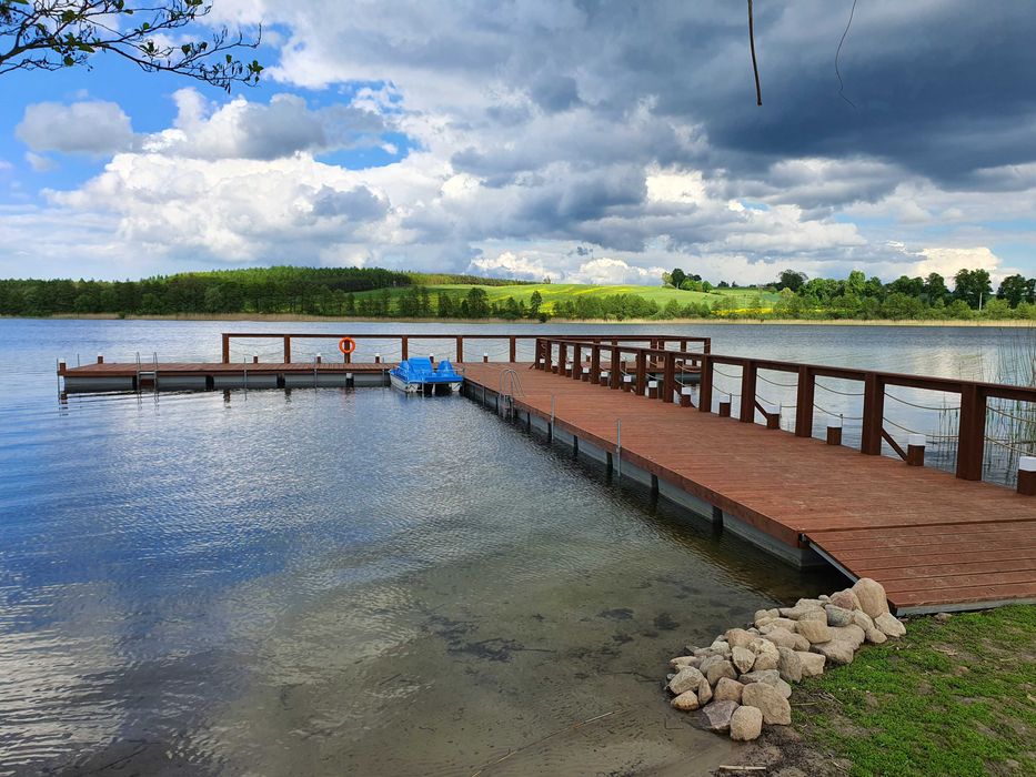 Pomost Pływający Platforma Wyspa Rower wodny molo Pomosty Pływające