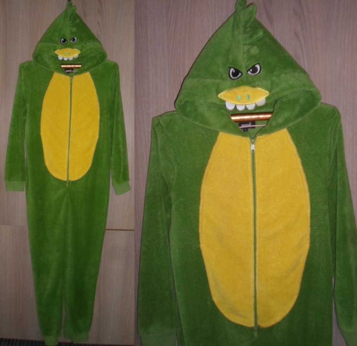 Комбинезон пижама слип кигуруми флисовый размер S/M/L