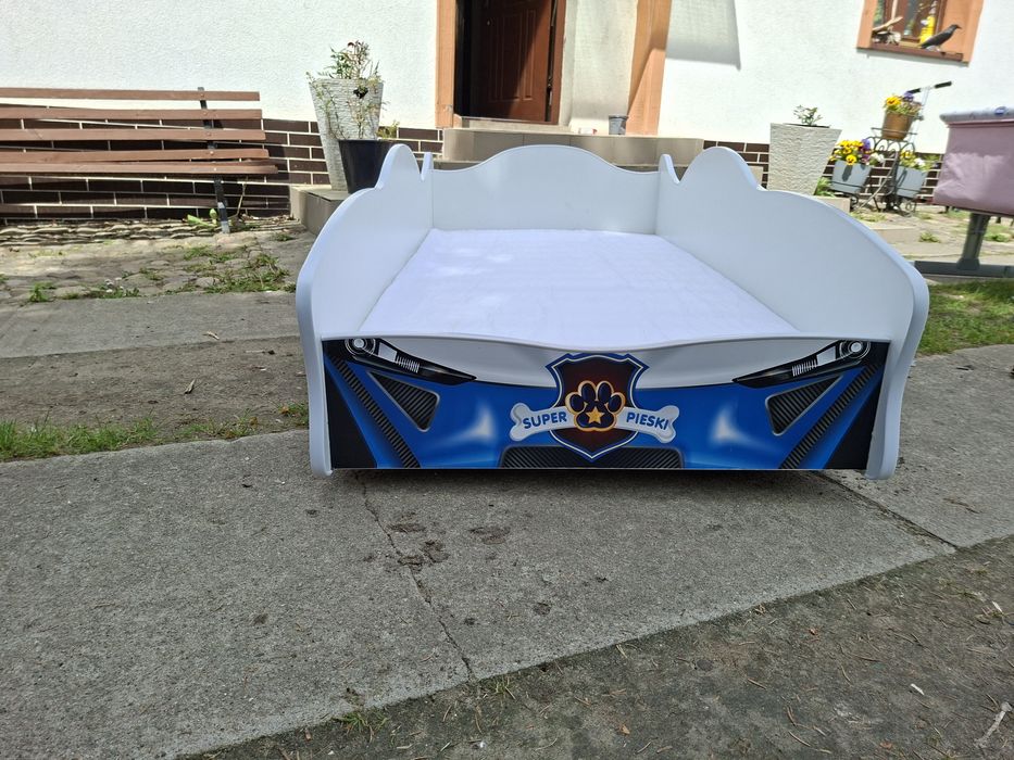 Łóżko 160x80 auto samochód psi patrol