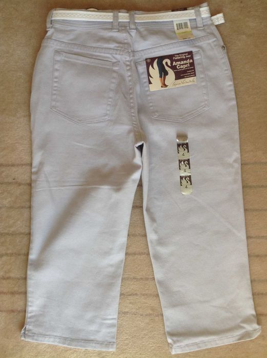 Nowe jeansowe rybaczki capri Gloria Vanderbilt rozm. S