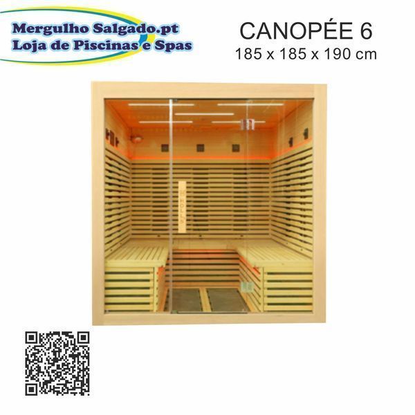 Sauna de infravermelhos LUMINA 6 pessoas - 4.611,76€ - BAIXA PREÇO