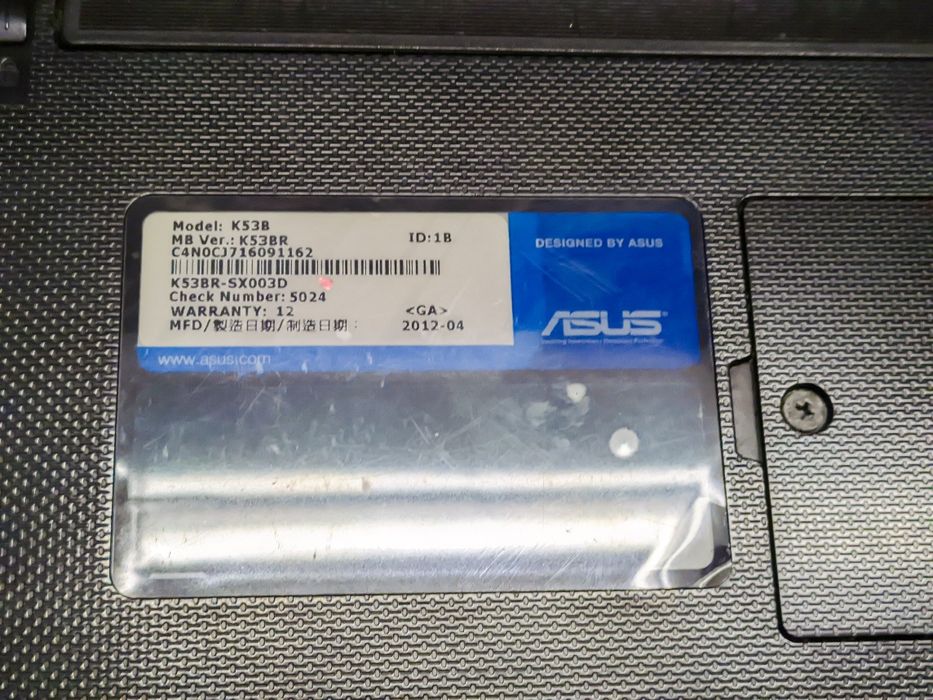 Ноутбук Asus K53B