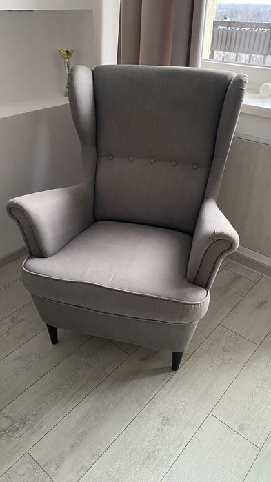 ZAREZERWOWANE! Fotel uszak - szary