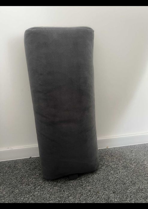 Bolster / wałek do jogi Manduka Enlight Rectangular Thunder szary