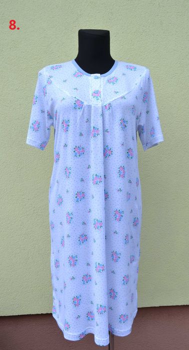 Koszula nocna krótki rękaw w kwiatki roz.164 M