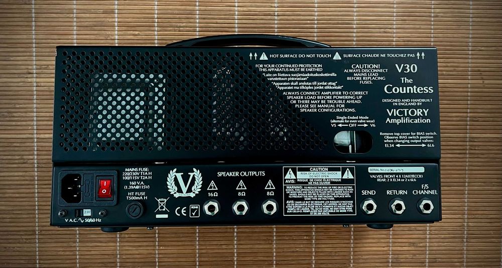 Amplificador Guitarra Victory V30 The Countess + Coluna Victory V112-V