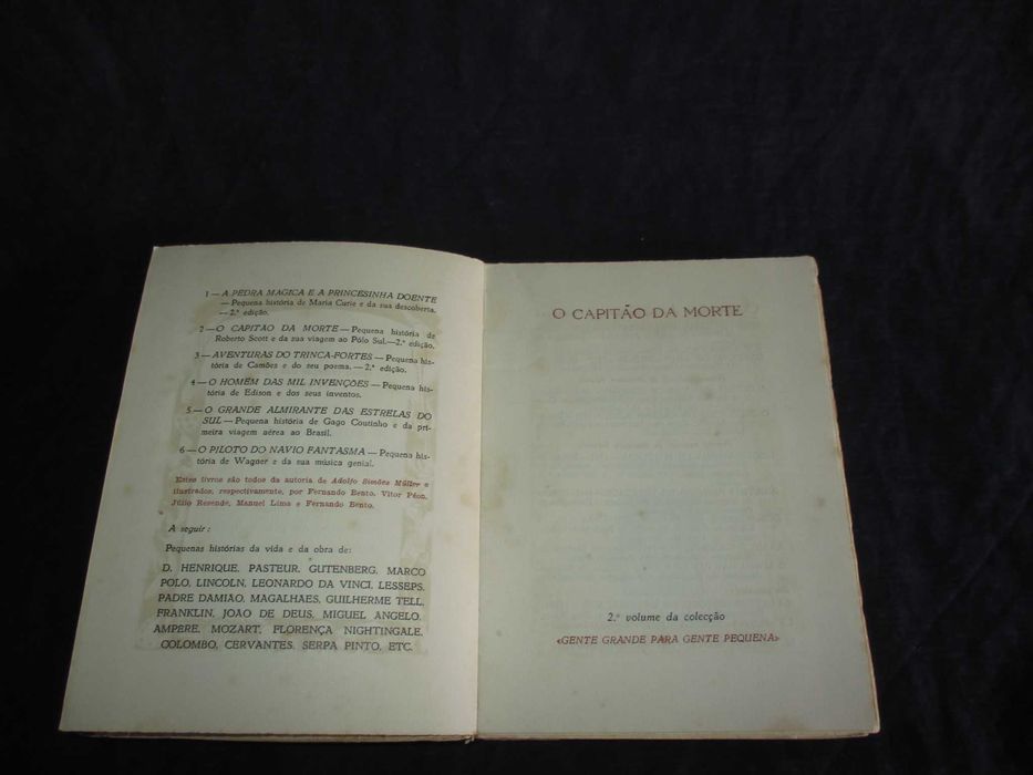 Livro O Capitão da Morte Adolfo Simões Müller