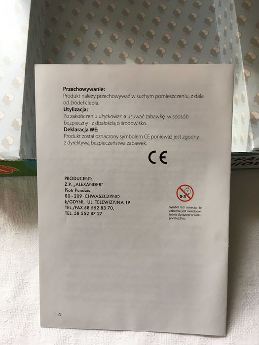 Gra planszowa Rozsypanka zdaniowa
