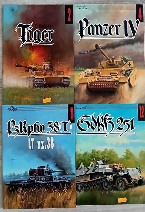 Cztery publikacje Wydawnictwa Militaria.
