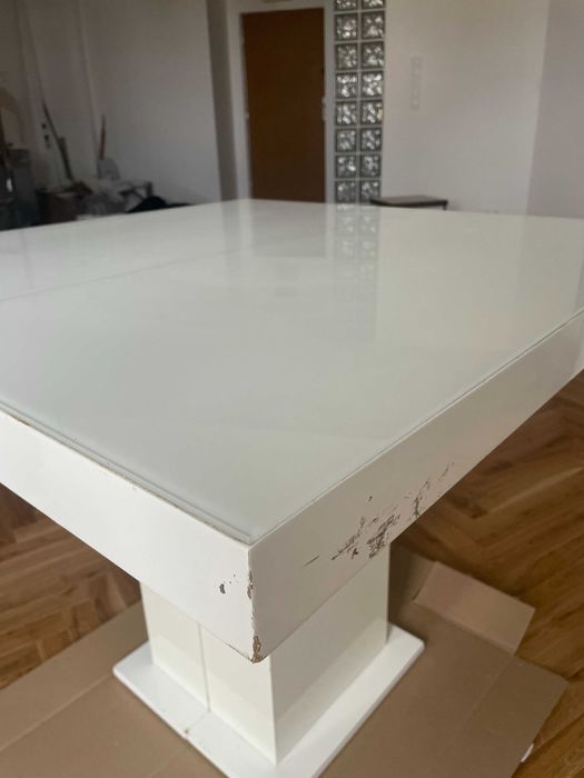 (zarezerwowany) Biały stół rozkładany