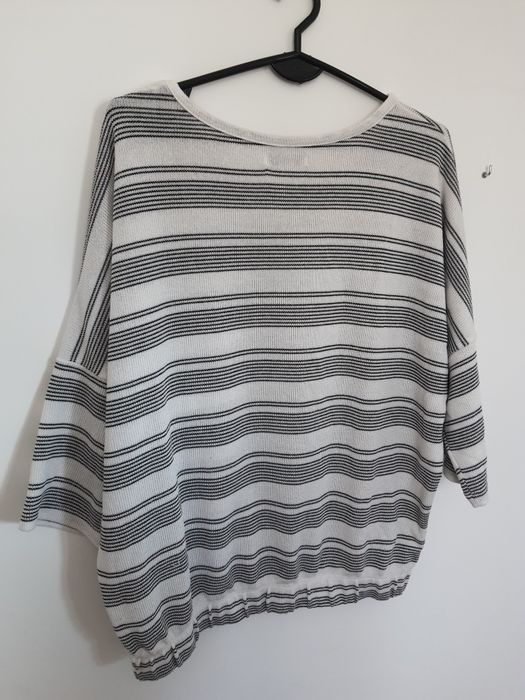 Sweter cienki Reserved w paski L 40 Damski