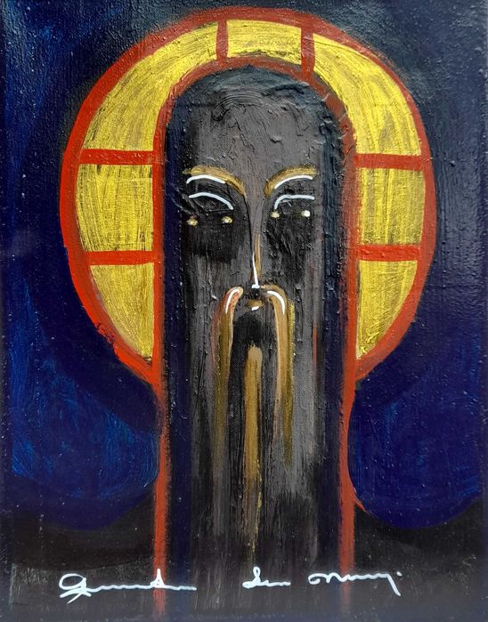 „Ikona”, 35×46 cm, Leon Maciej Matschay