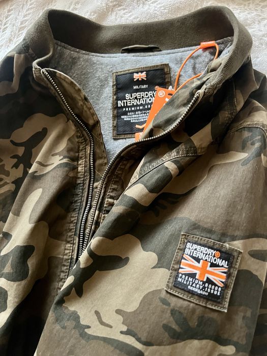 Куртка бомбер SuperDry Rookie M-1A Military, размер M-L.
