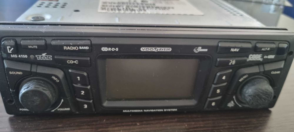Radio samochodowe Dayton MS 4150 RS + kieszeń 1Din + płyty z navi