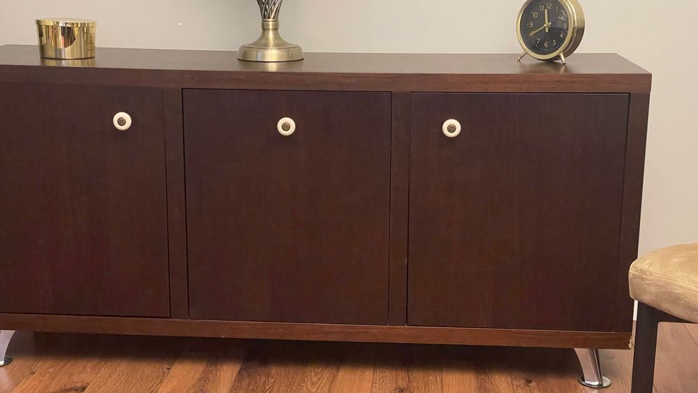 SZAFKA, KOMODA fornirowana dębem. PROMOCJA -50%