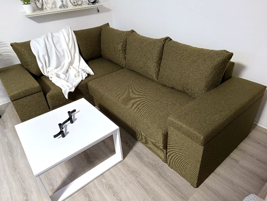 Narożnik duża powierzchnia spania BORYS Rogówka Sofa Kanapa narożna Wypoczynek PRODUCENT