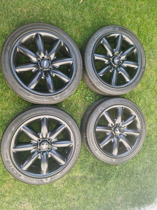 Felgi MINI Cooper S 17" 4x100 + opony 205/45 R17 Kumho – komplet