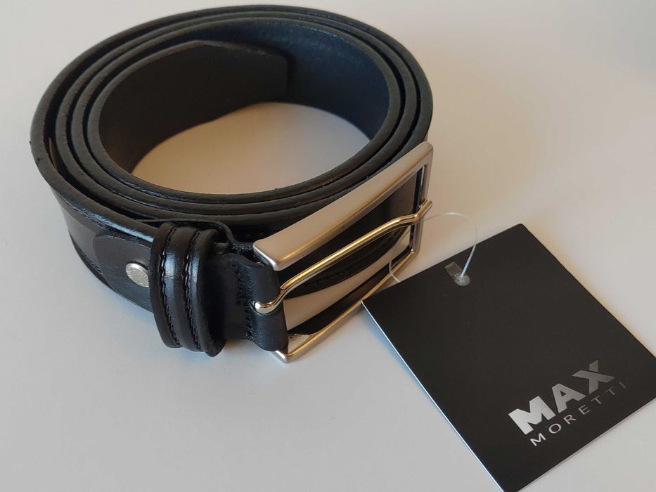 Мужской кожаный ремень MAX MORETTI