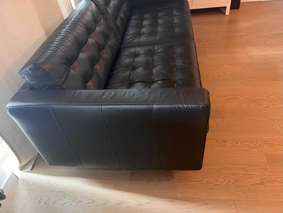 Sofa skóra- LANDSKRONA, 3 osobowa, Ikea
