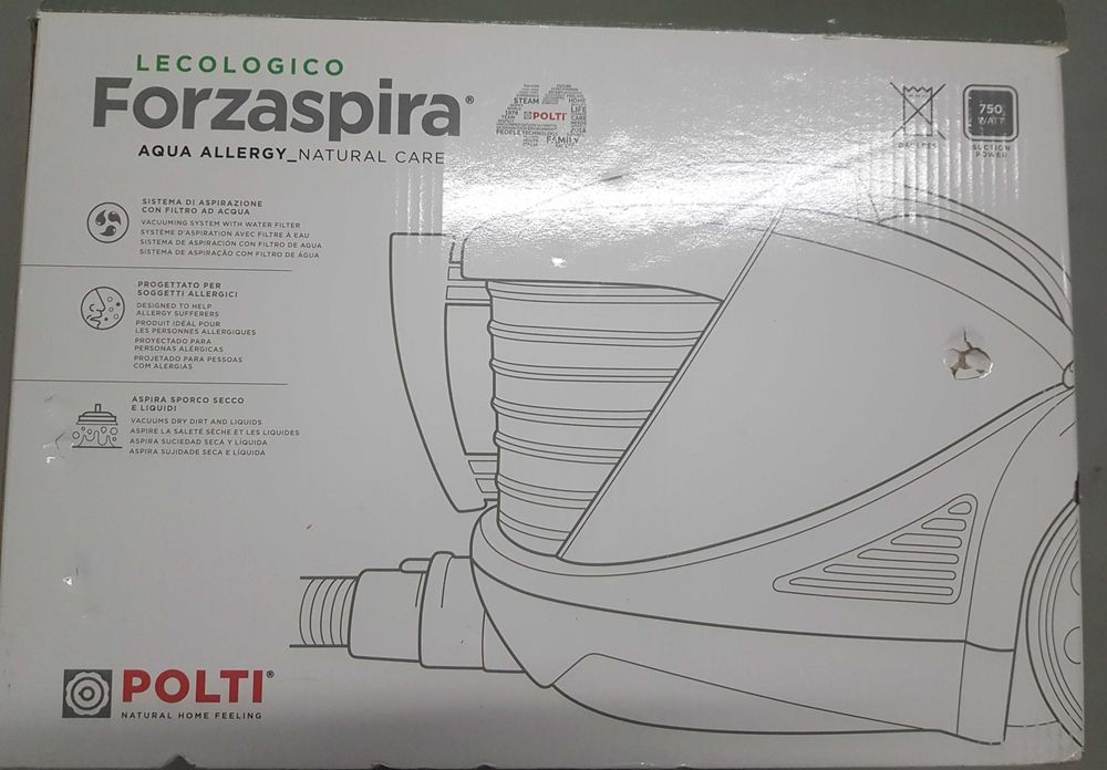 Aspirador Polti Forzaspira Lecologico Aqua Allergy Natural Care