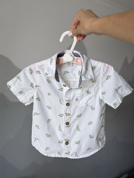 Сорочка з динозаврами old navy для хлопчика, рубашка