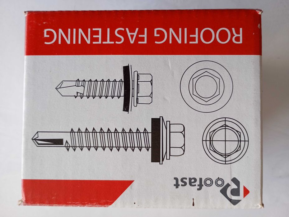 Саморіз покрівельний по металу 4,8x19 мм  RAL 6002