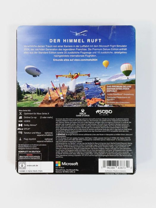 Gra Flight Simulator 2024 Premium Deluxe Xbox series X|S PC niemiecki