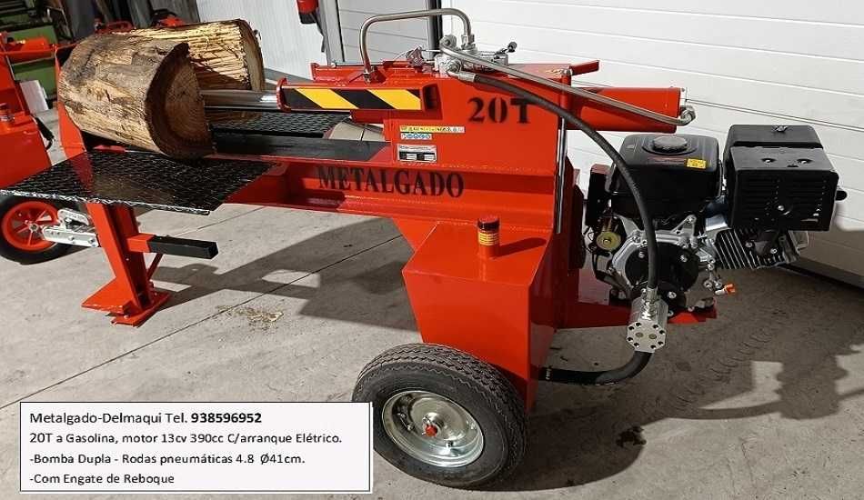 Rachador de lenha 20Ton com motor gasolina 13hp