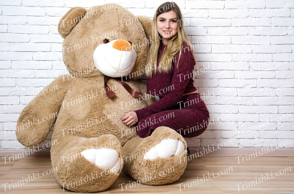 Величезний м'який ведмідь. Велике ведмежа Ветлі 200 см РОЗПРОДАЖ!