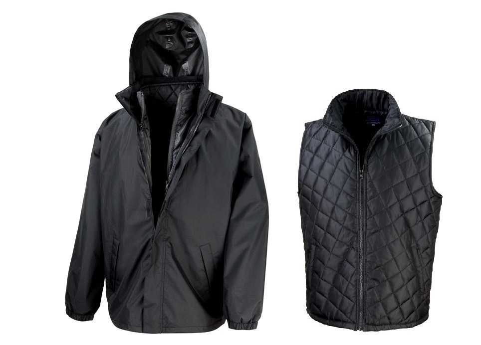 AR9 Przeciwdeszczowa Kurtka 2w1 Odpinane Rękawy S