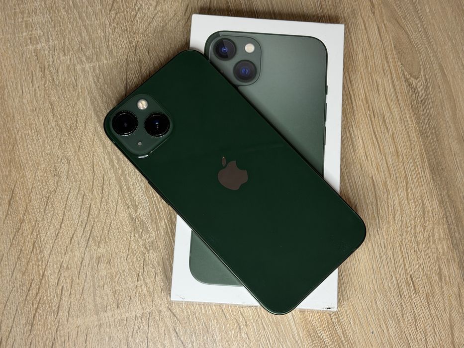 Iphone 13 w kolorze zielonym. 128gb, 100% baterii. Wszytko sprawne, polecam!