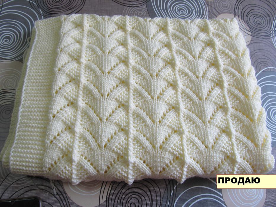 Детские вязаные пледы
