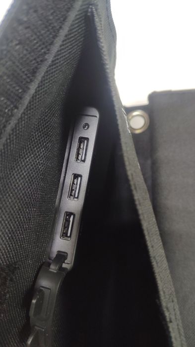 Портативна розкладна сонячна зарядка 28W ALT-28. Солнечная панель