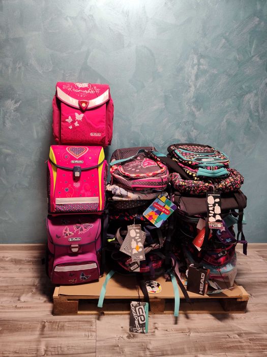 Zestaw plecaków szkolnych + piórniki i akcesoria szkolne – duży pakiet